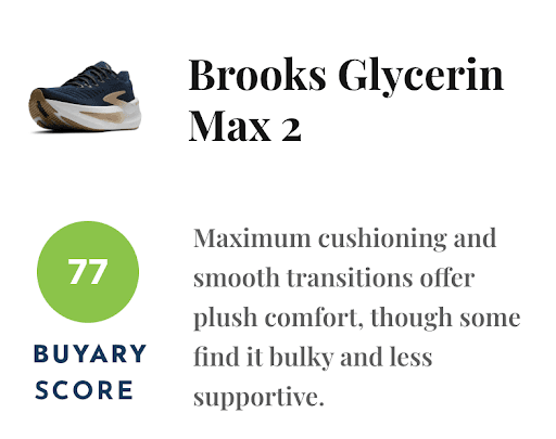 Brooks Glycerin Max 2 running shoe review