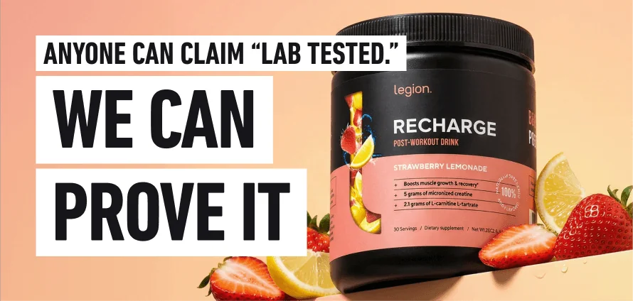 Legion Athletics Recharge Post-Workout (with Creatine)
