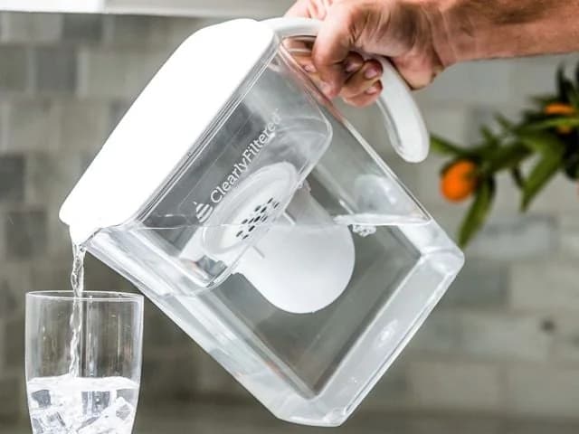 Clearly Filtered Clean Water Pitcher