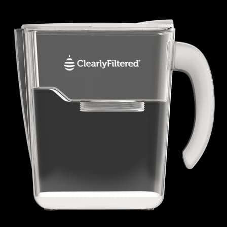 Clearly Filtered Clean Water Pitcher