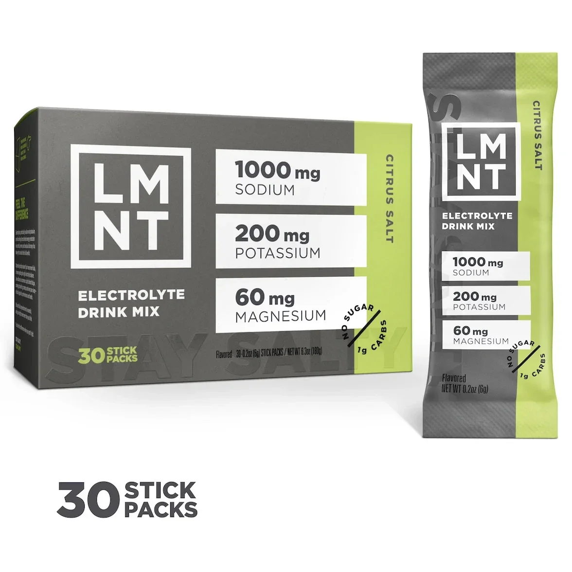 LMNT Zero-Sugar Electrolyte Drink Mix