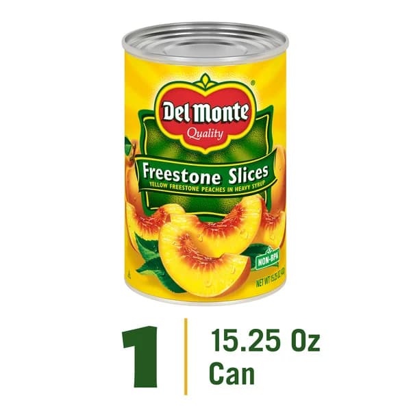 Del Monte Sliced Peaches in Heavy Syrup