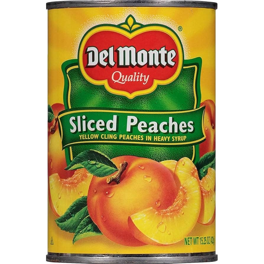 Del Monte Sliced Peaches in Heavy Syrup