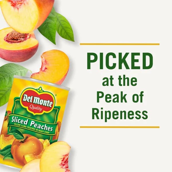 Del Monte Sliced Peaches in Heavy Syrup