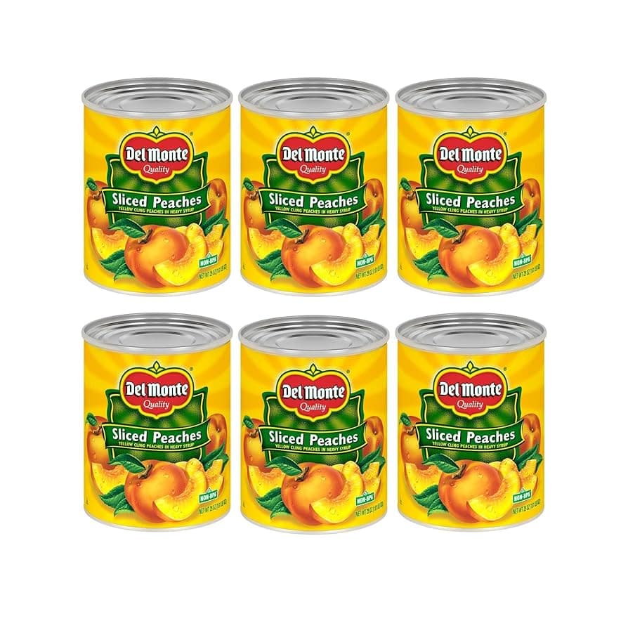 Del Monte Sliced Peaches in Heavy Syrup