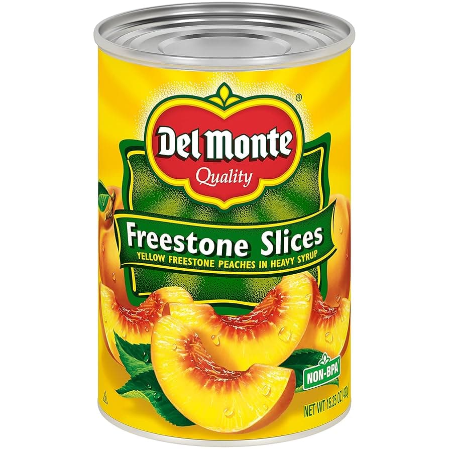 Del Monte Sliced Peaches in Heavy Syrup