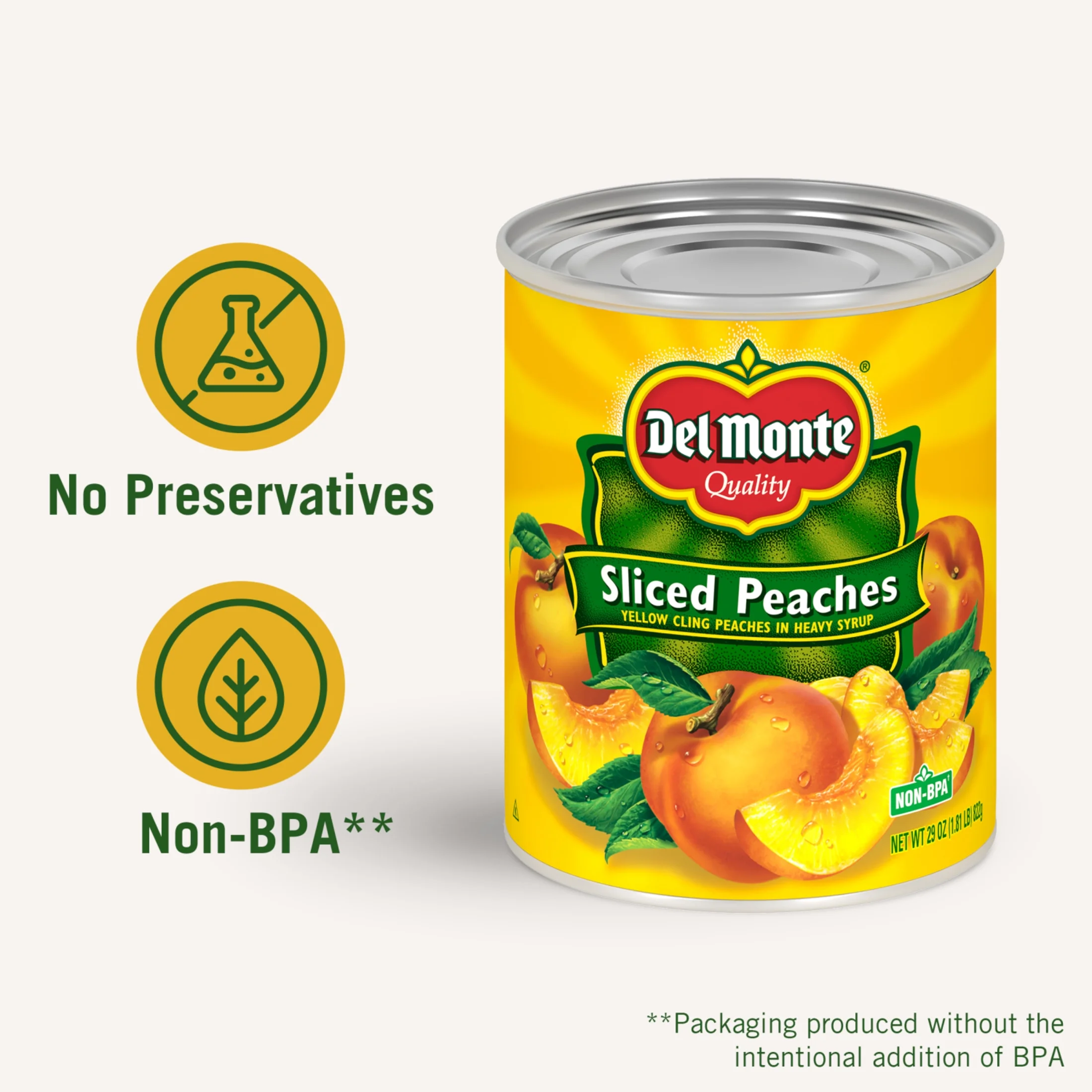 Del Monte Sliced Peaches in Heavy Syrup