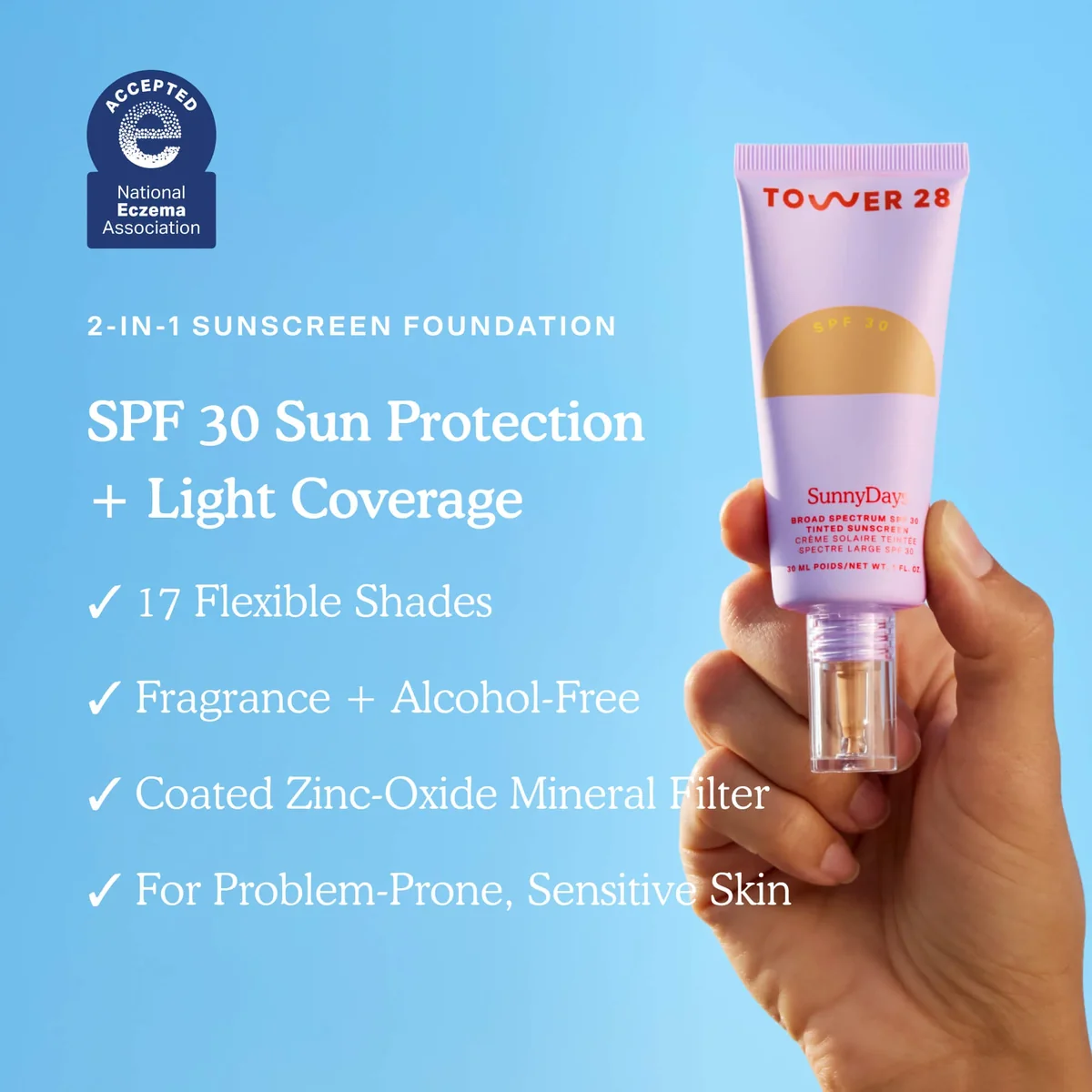 Tower 28 Beauty SunnyDays Tinted SPF 30