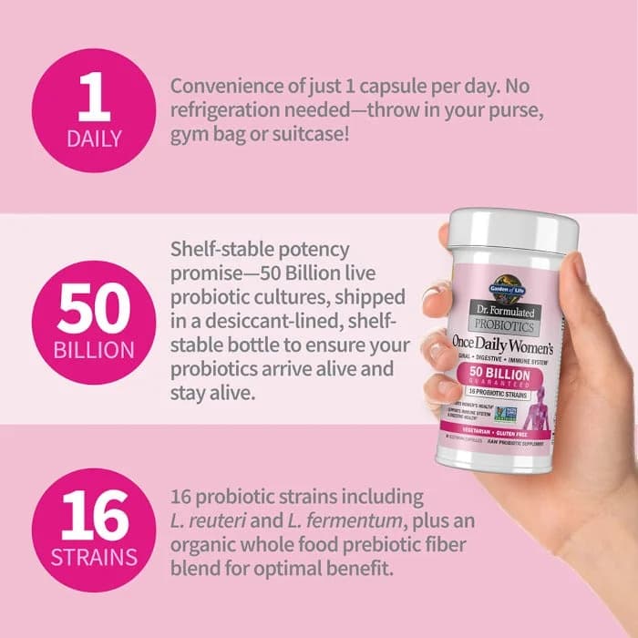 Garden of Life Dr. Formulated Probiotics Once Daily Women's