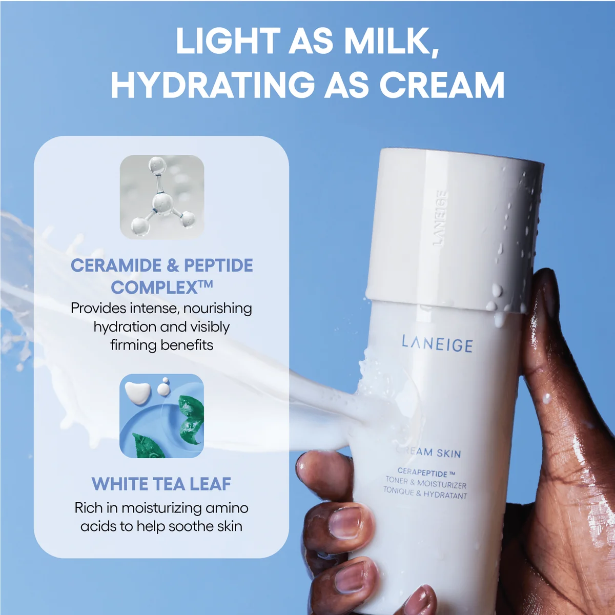 Laneige Cream Skin Cerapeptide Toner & Moisturizer