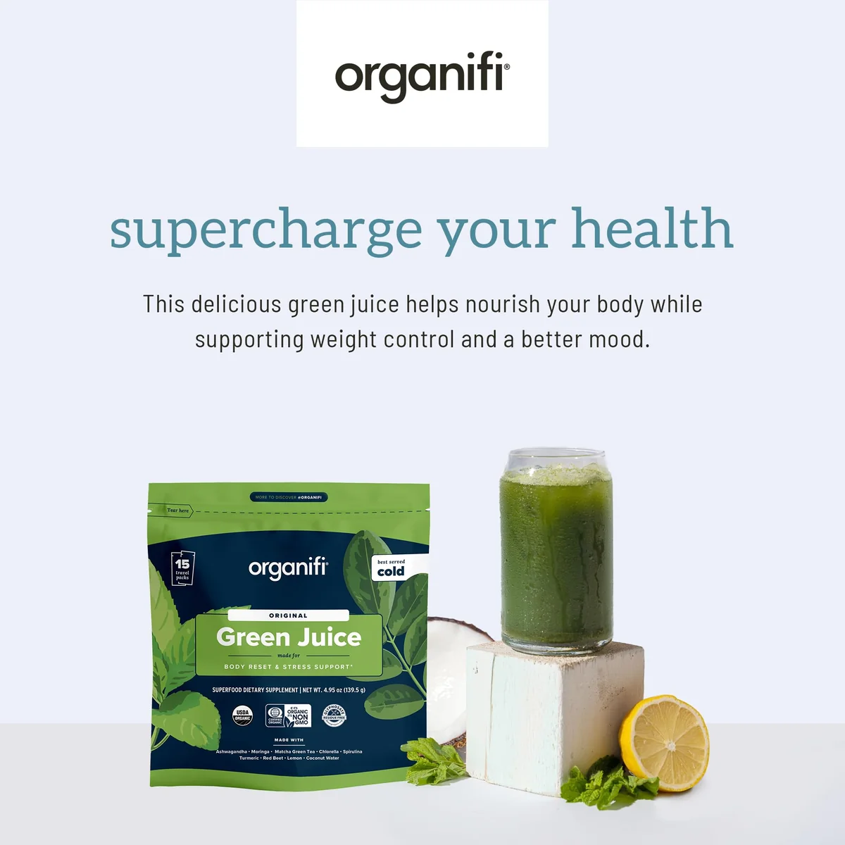 Organifi Green Juice Superfood Blend