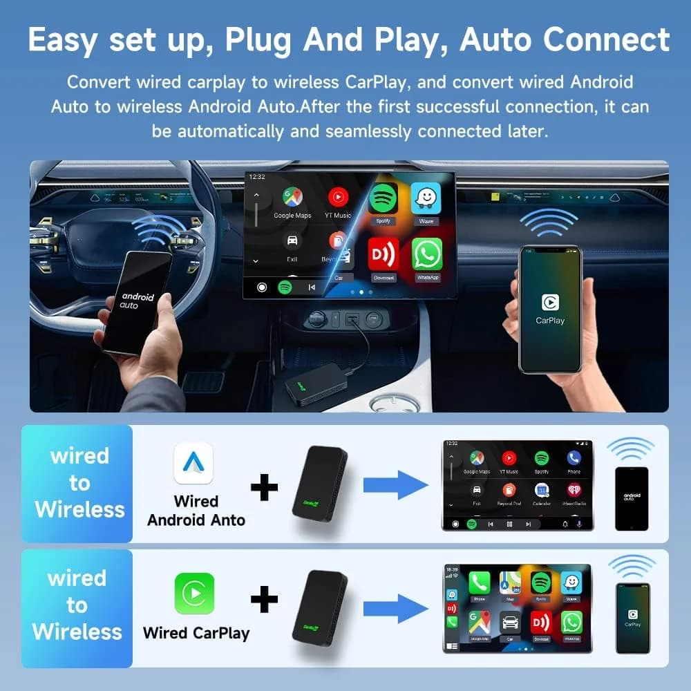 Carlinkit 5.0 (2Air) Wireless CarPlay Adapter