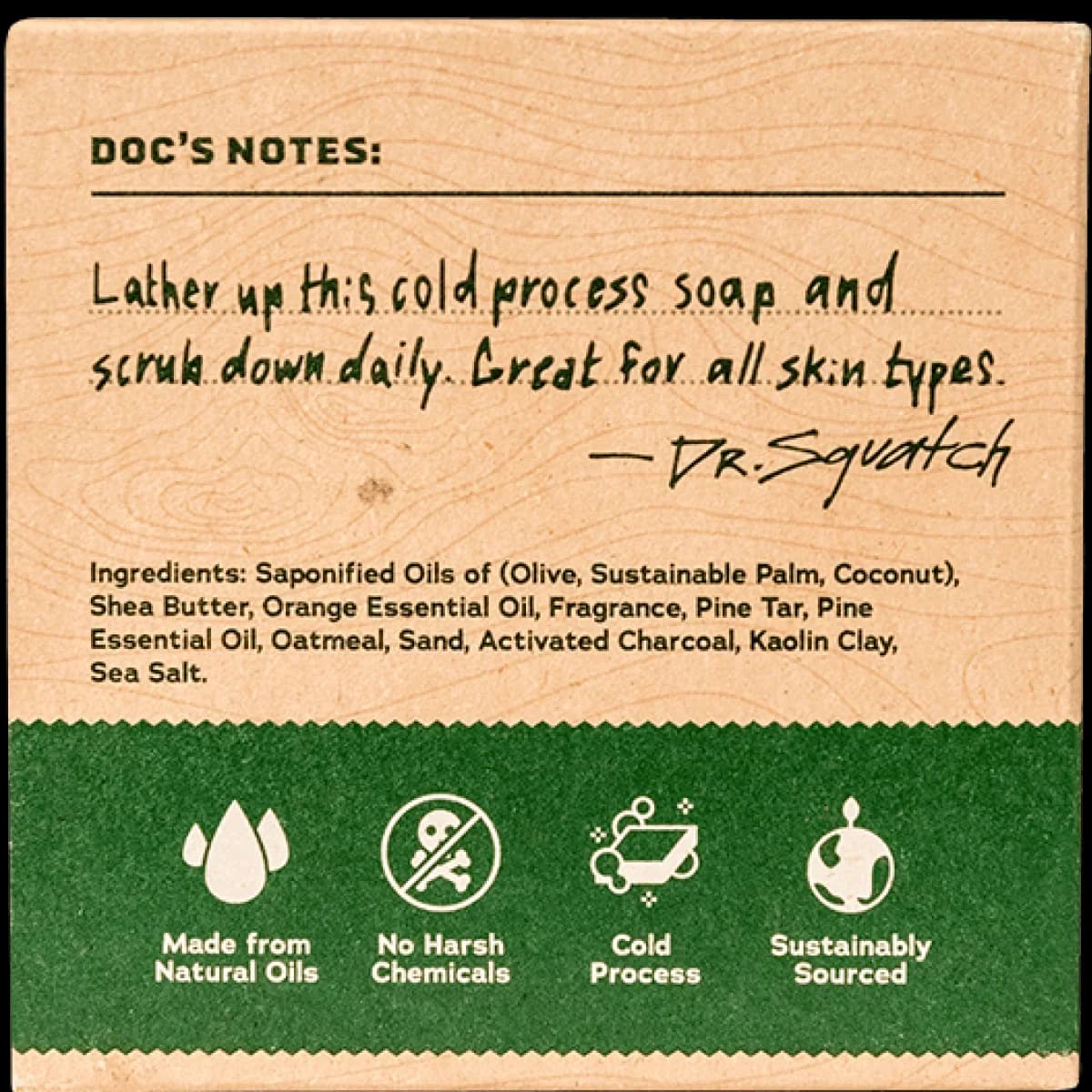 Dr. Squatch Pine Tar Bar Soap