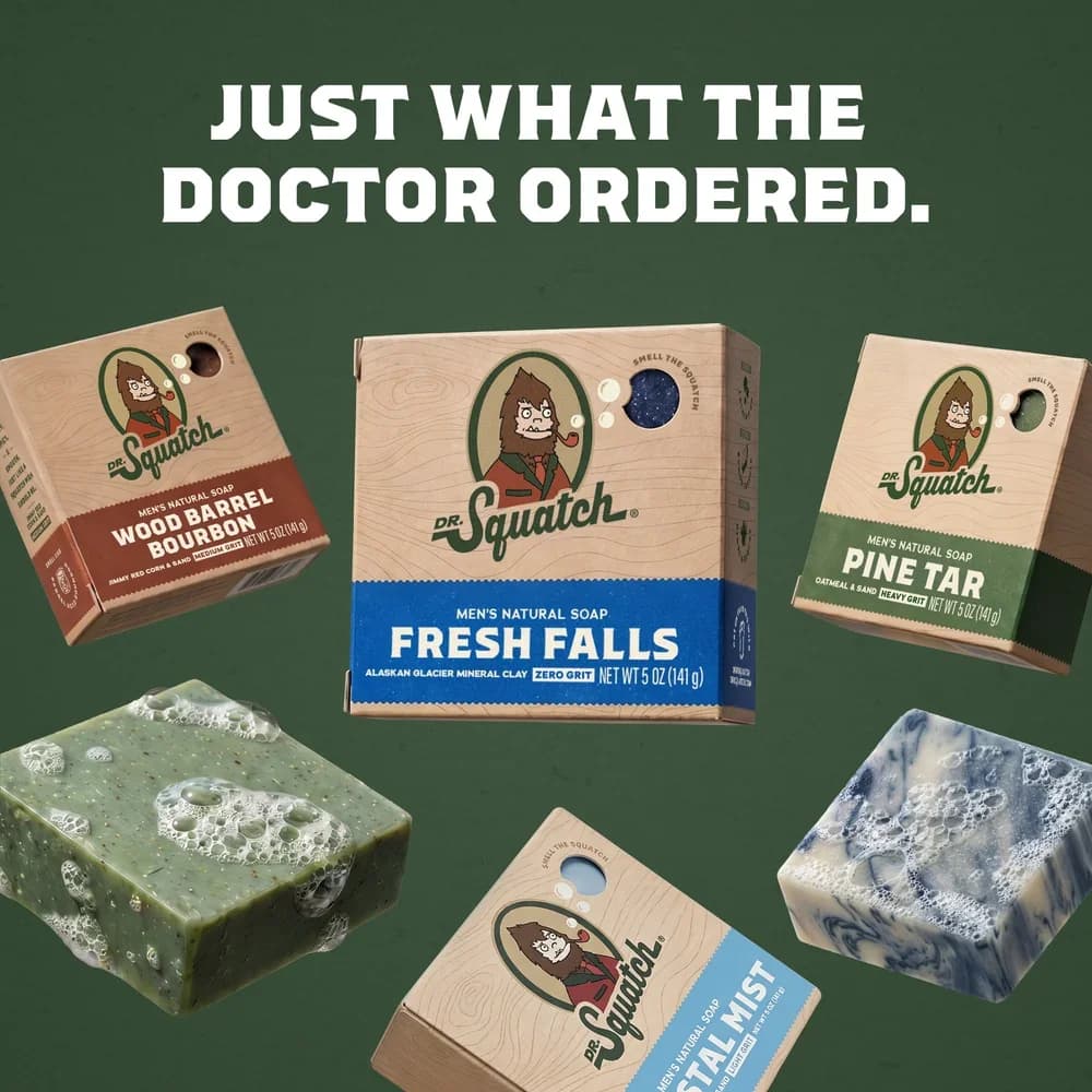 Dr. Squatch Pine Tar Bar Soap