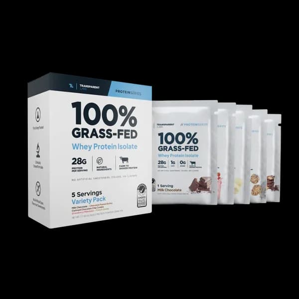 Transparent Labs 100% Grass-Fed Whey Protein Isolate