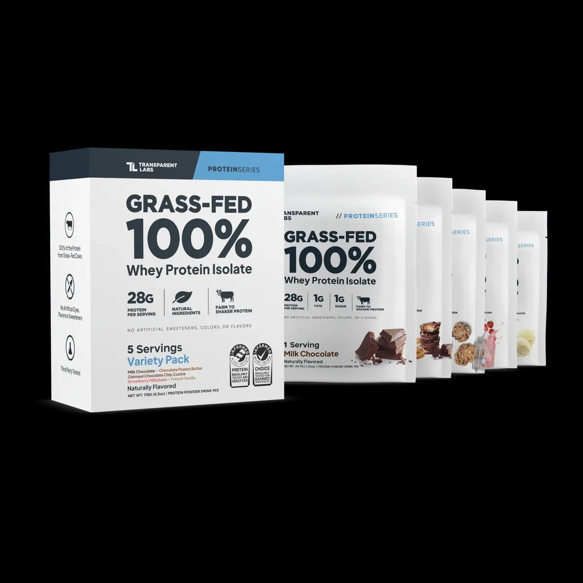 Transparent Labs 100% Grass-Fed Whey Protein Isolate