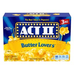 Butter Lovers Microwave Popcorn
