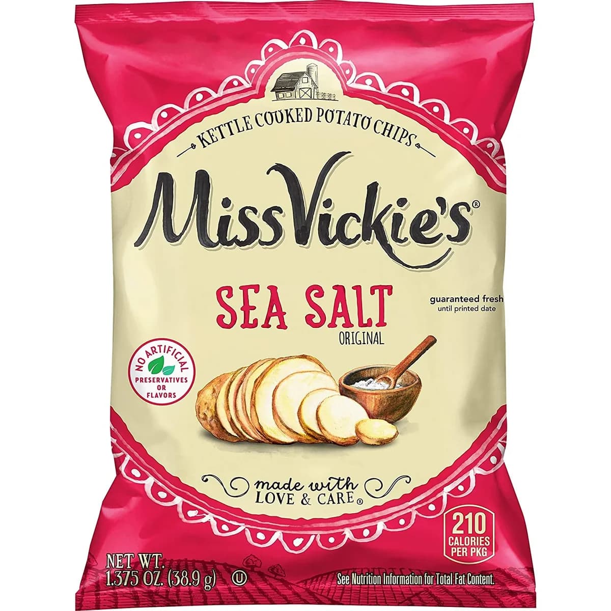 Miss Vickie's Sea Salt Kettle Cooked Potato Chips