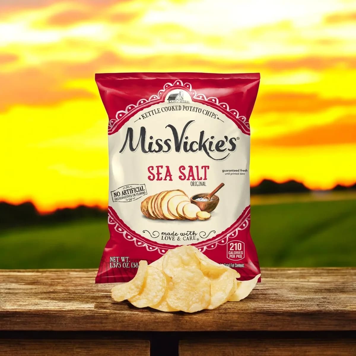 Miss Vickie's Sea Salt Kettle Cooked Potato Chips
