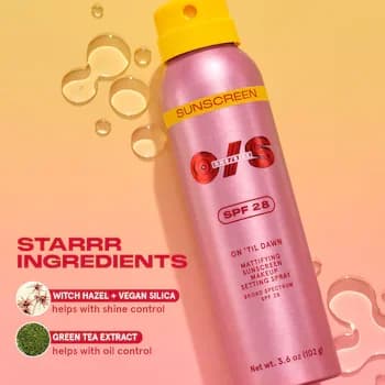 ONE/SIZE On 'Til Dawn Mattifying Sunscreen Makeup Setting Spray SPF 28