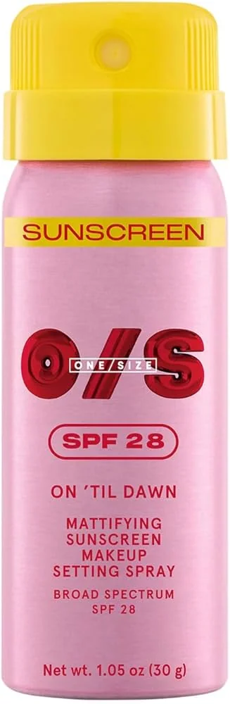 ONE/SIZE On 'Til Dawn Mattifying Sunscreen Makeup Setting Spray SPF 28