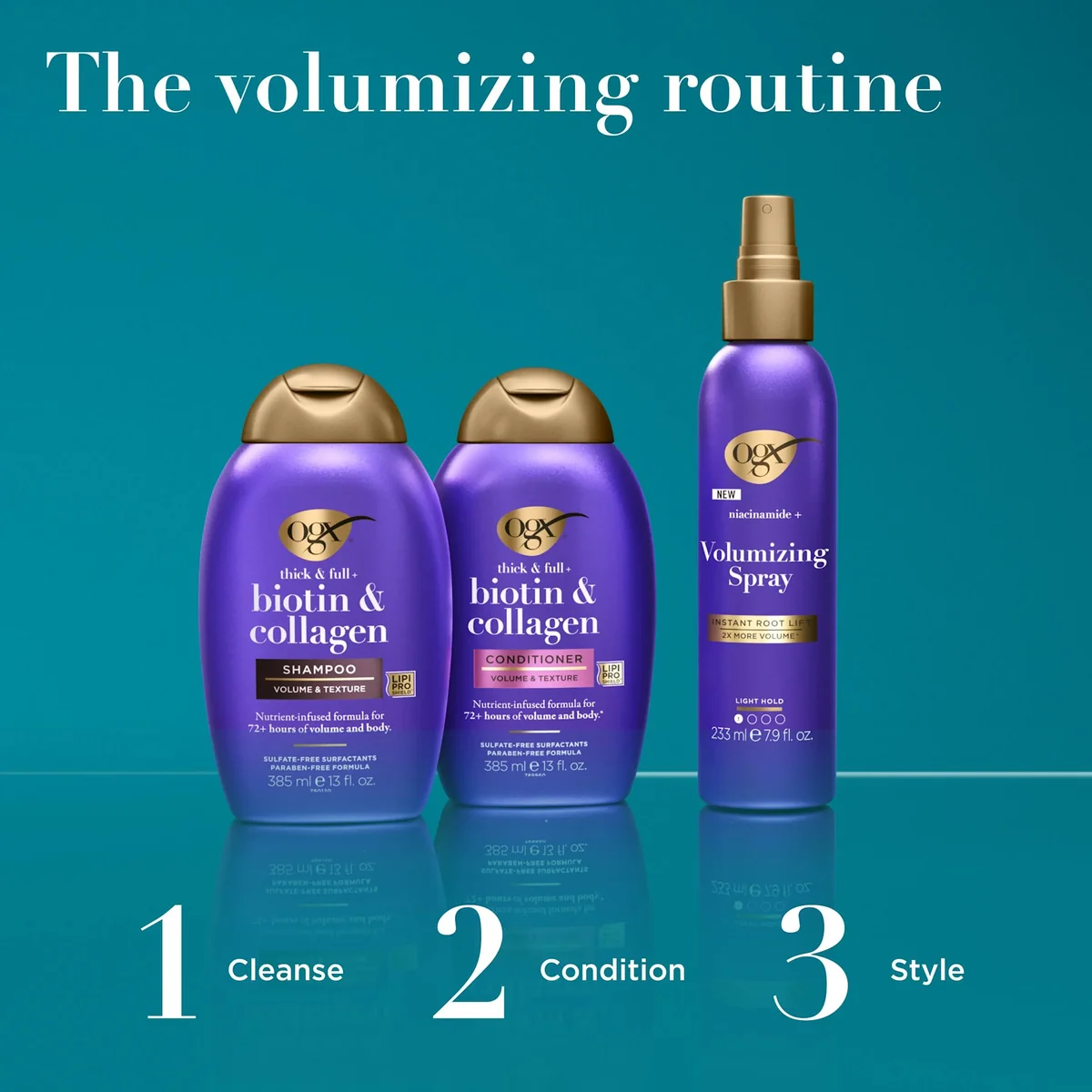 OGX Thick & Full + Biotin & Collagen Volumizing Shampoo