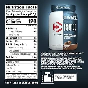 Dymatize ISO100 Hydrolyzed Protein Powder