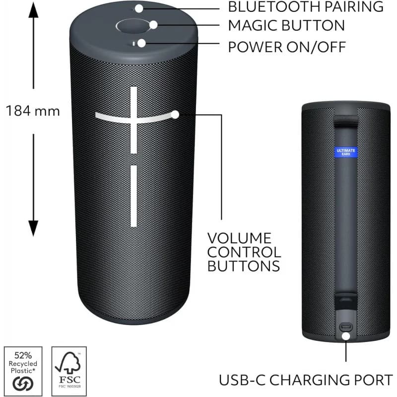 Ultimate Ears BOOM 4 Portable Speaker