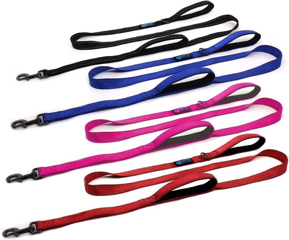 Max and Neo Double Handle Heavy Duty Reflective Leash