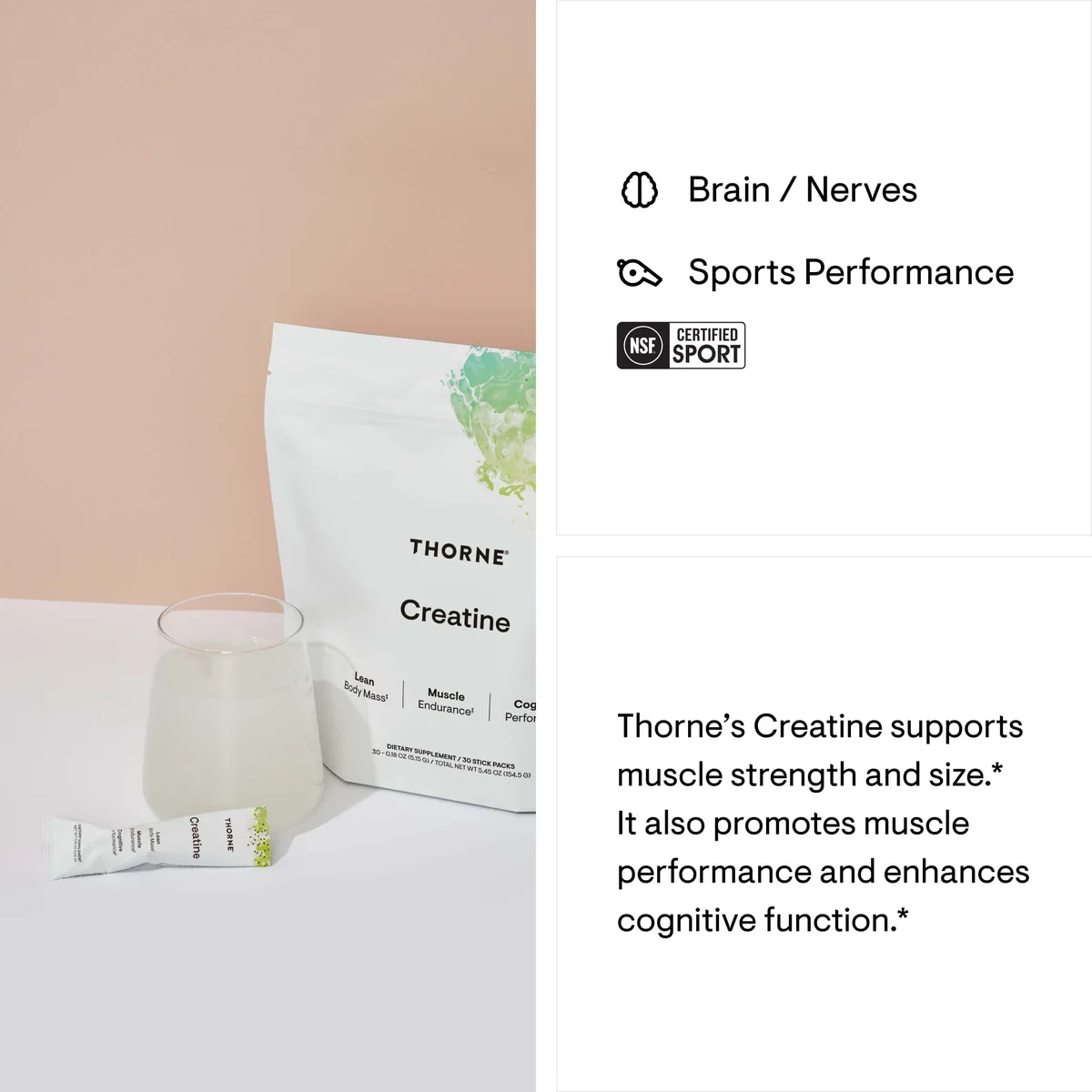 Thorne Creatine (Micronized Creatine Monohydrate)