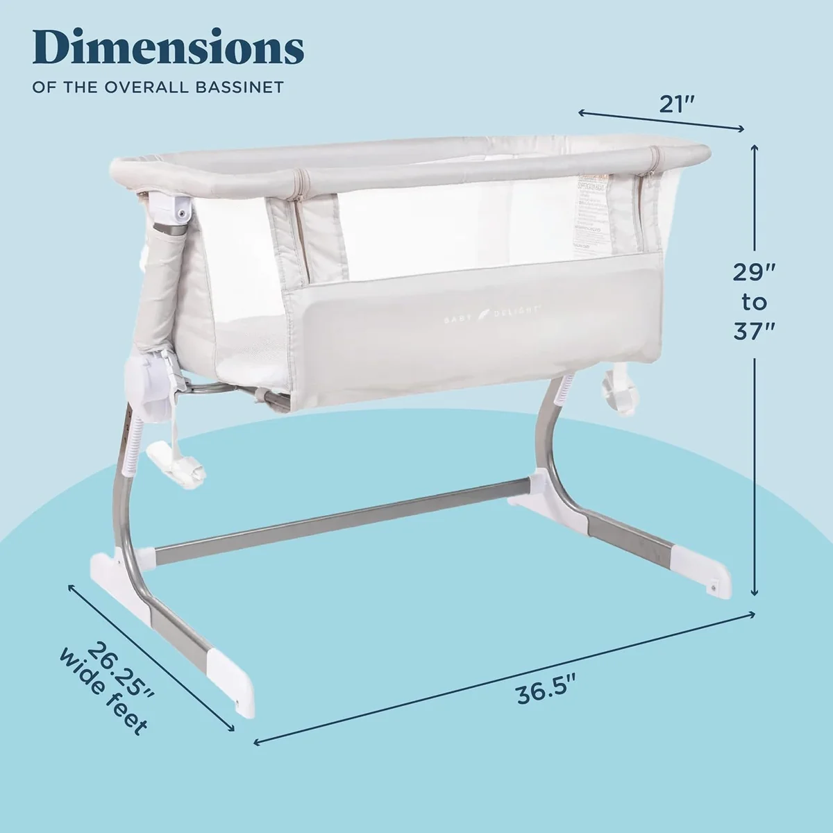 Baby Delight Beside Me Dreamer Bassinet & Bedside Sleeper