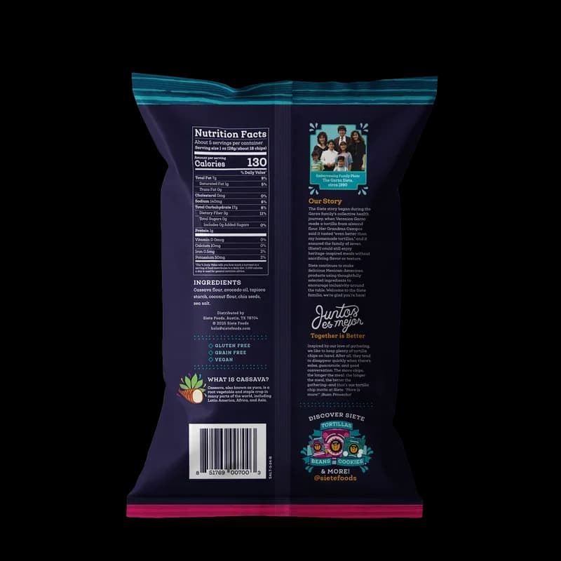 Siete Grain Free Tortilla Chips