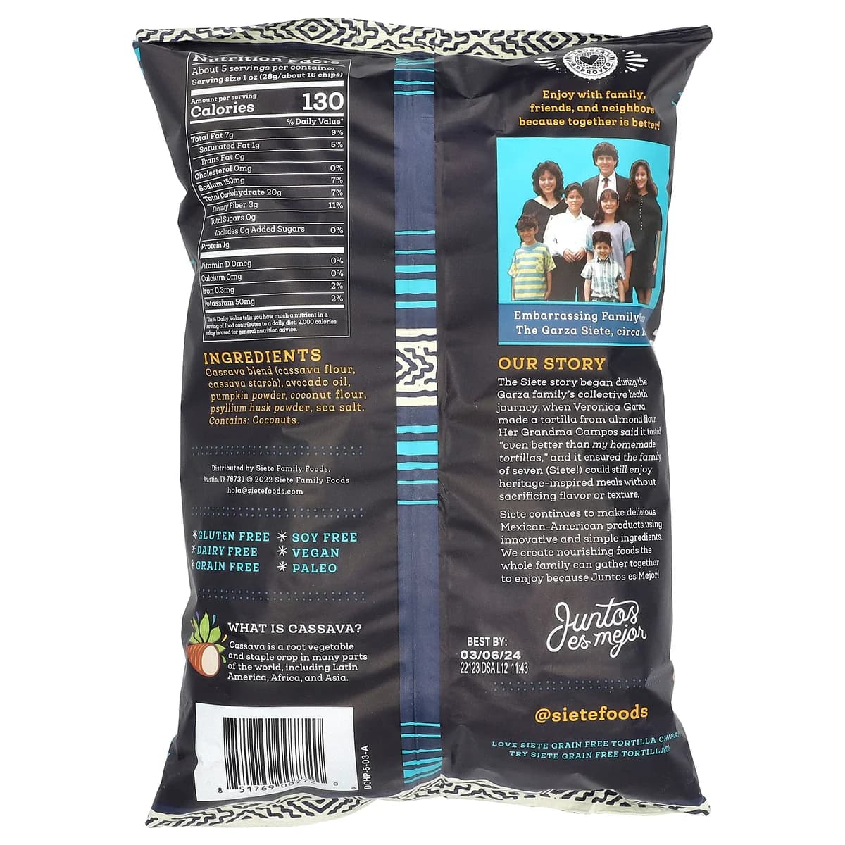 Siete Grain Free Tortilla Chips