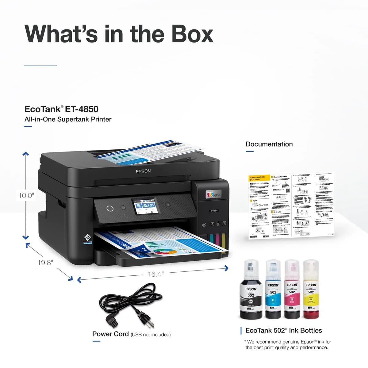 Epson EcoTank ET-4850 All-in-One Printer