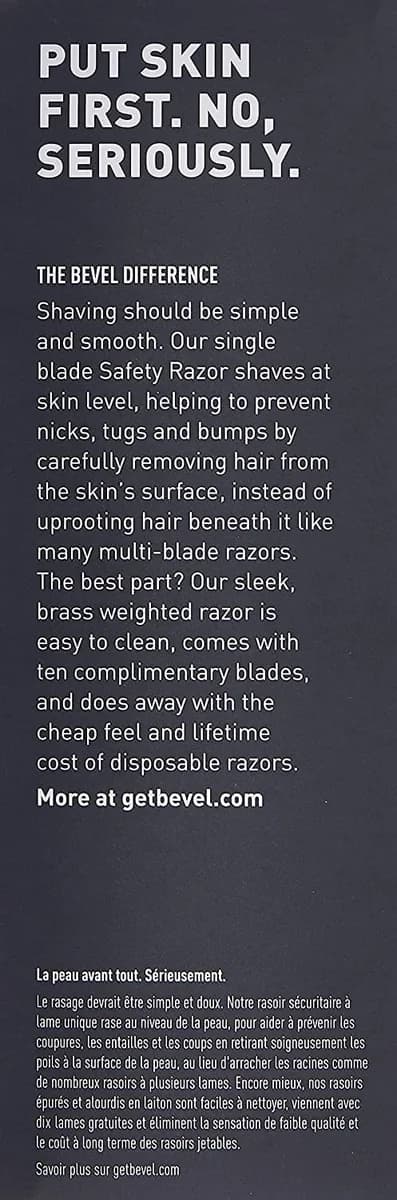 Bevel Safety Razor