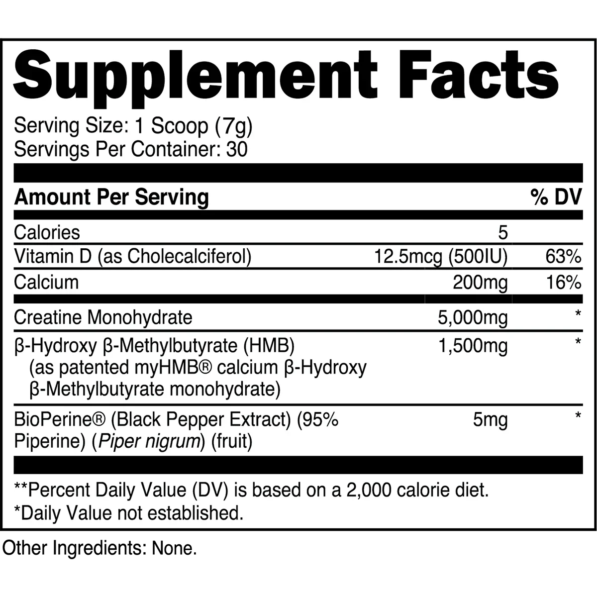 Transparent Labs Creatine HMB