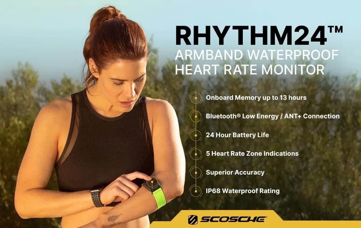 Scosche Rhythm24 Armband Heart Rate Monitor