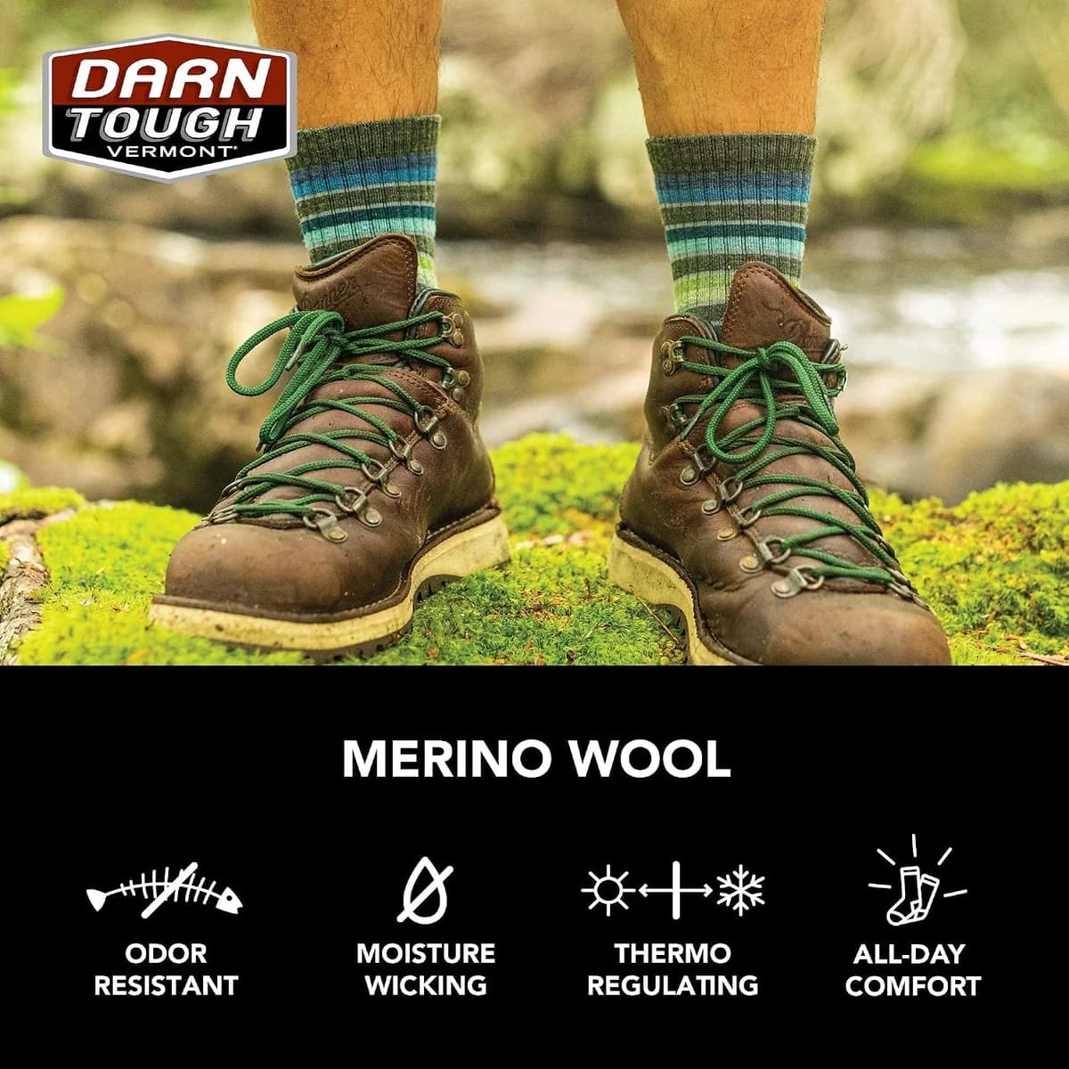 Darn Tough Hiker Micro Crew Cushion Socks