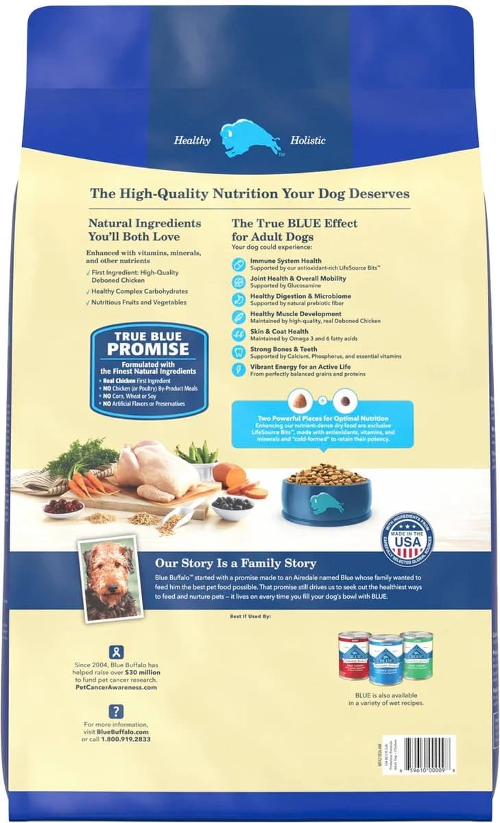 Blue Buffalo Life Protection Formula Adult Chicken & Brown Rice Recipe Dry Dog Food