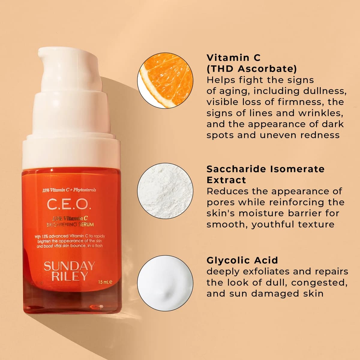 Sunday Riley C.E.O. 15% Vitamin C Brightening Serum