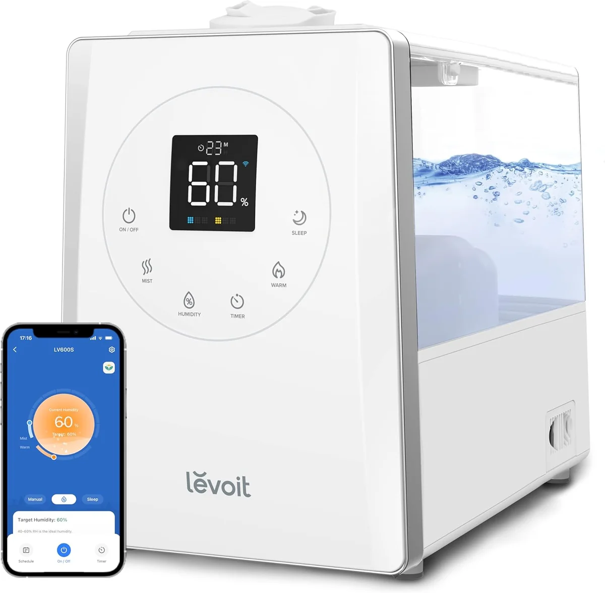 LV600S Smart Hybrid Ultrasonic Humidifier