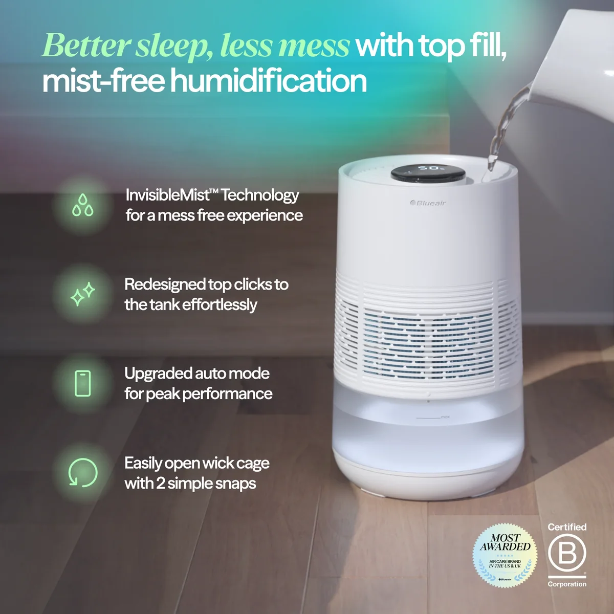 Blueair InvisibleMist Humidifier H35i