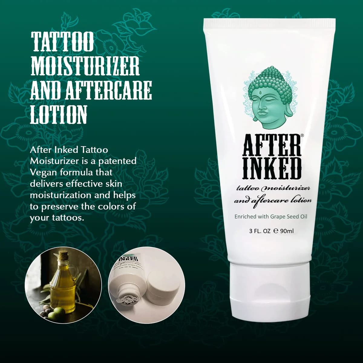 After Inked Tattoo Aftercare Lotion Moisturizer
