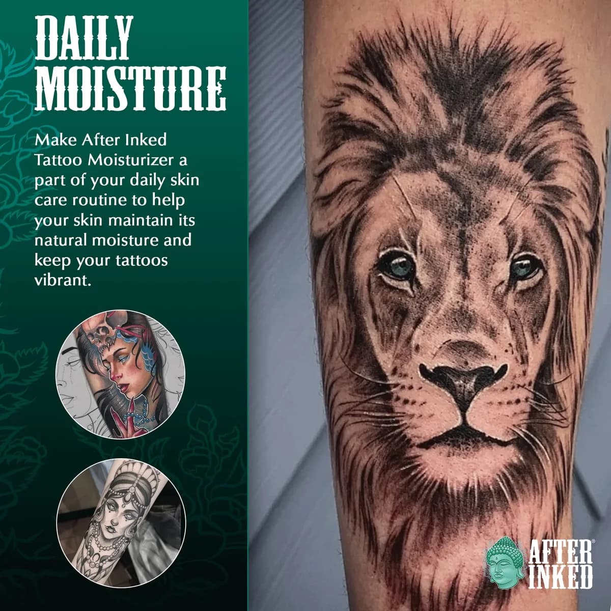 After Inked Tattoo Aftercare Lotion Moisturizer