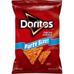 Nacho Cheese Flavored Tortilla Chips