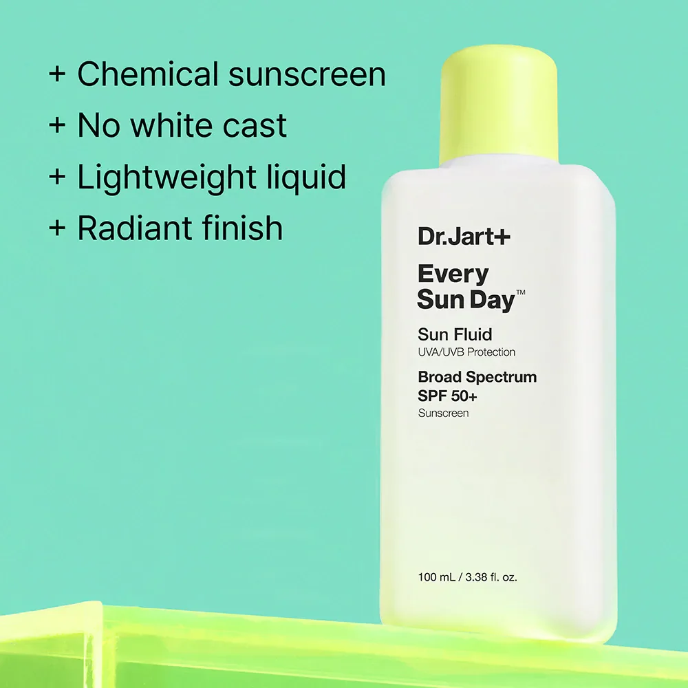 Dr.Jart+ Every Sun Day Fluid Korean Sunscreen SPF 50+ for Face