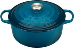 Signature Enameled Cast Iron Round Dutch Oven 5.5 Qt