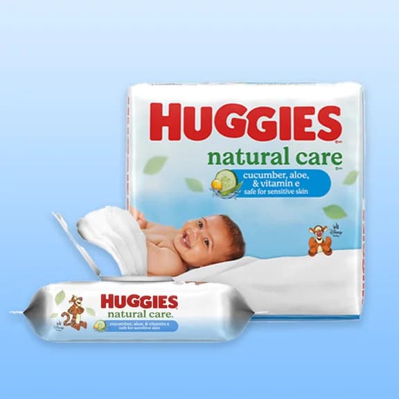Huggies Natural Care Sensitive Baby Wipes
