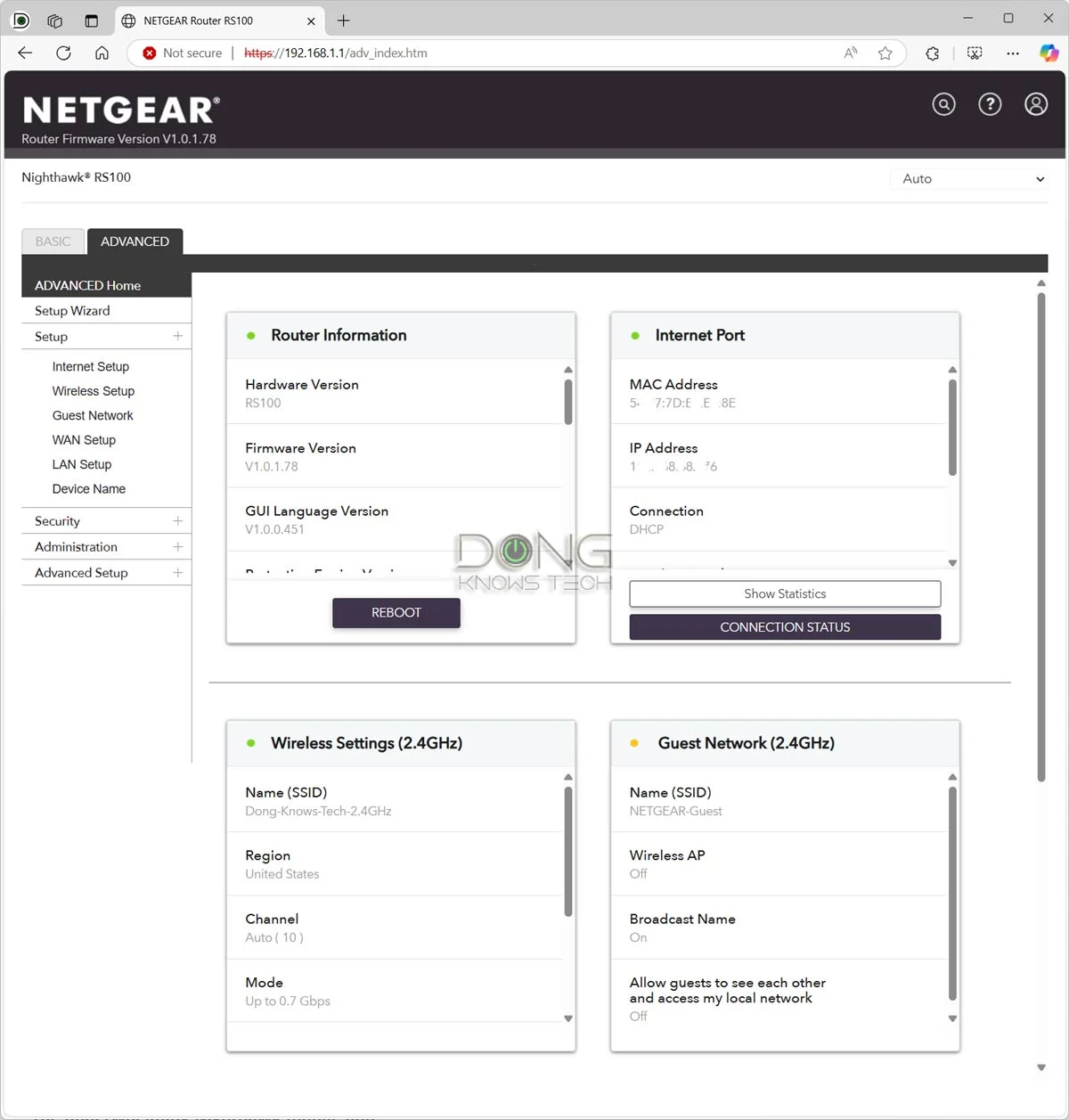 NETGEAR Nighthawk RS100