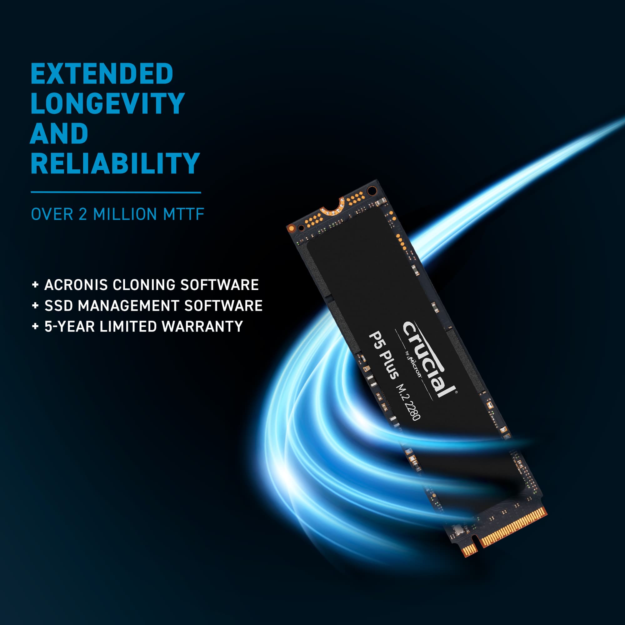 Crucial P5 Plus NVMe M.2 SSD